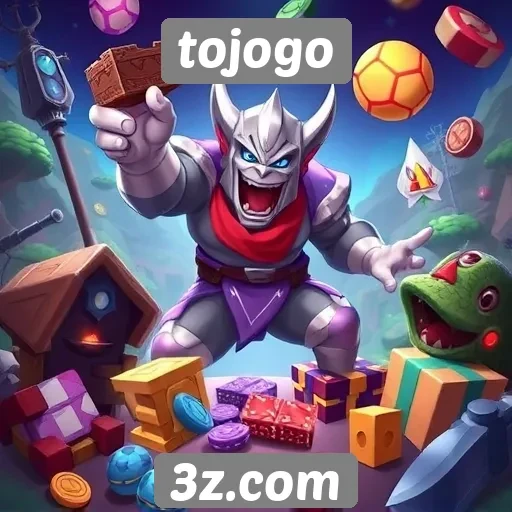 Variedade de jogos disponíveis na plataforma tojogo